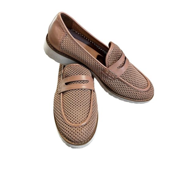 Franco Sarto Light Brown Loafers - Picture 1 of 7